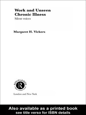 cover image of Work and Unseen Chronic Illness